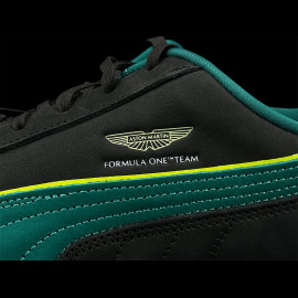 Aston Martin Schuhe F1 Team Speedcat Puma Sport Sneaker Schwarz / Green Lux 309137-03 - Unisex