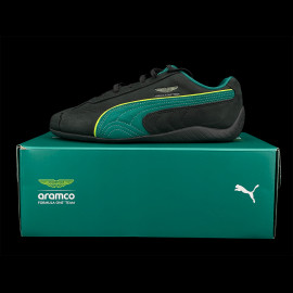 Aston Martin Shoes F1 Team Speedcat Puma Sport Sneaker Black / Green Lux 309137-03 - Unisex