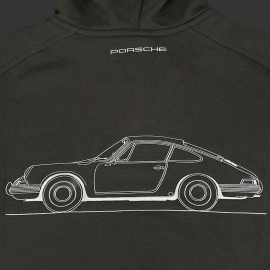 Porsche 911 Kapuzenpullover Legacy Puma Schwarz 637103-01 - Unisex