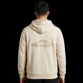 Porsche 911 Hoodie Legacy Puma Beige 637103-09 - Unisex
