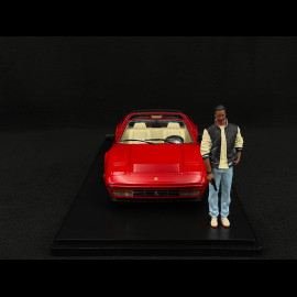 Set of Ferrari 328 GTS 1985 US-Version + Axel Foley Figurine Beverly Hills Cop II 1/18 KK Scale KKDC181701 - KKFIG028