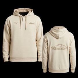 Porsche 911 Hoodie Legacy Puma Beige 637103-09 - Unisex