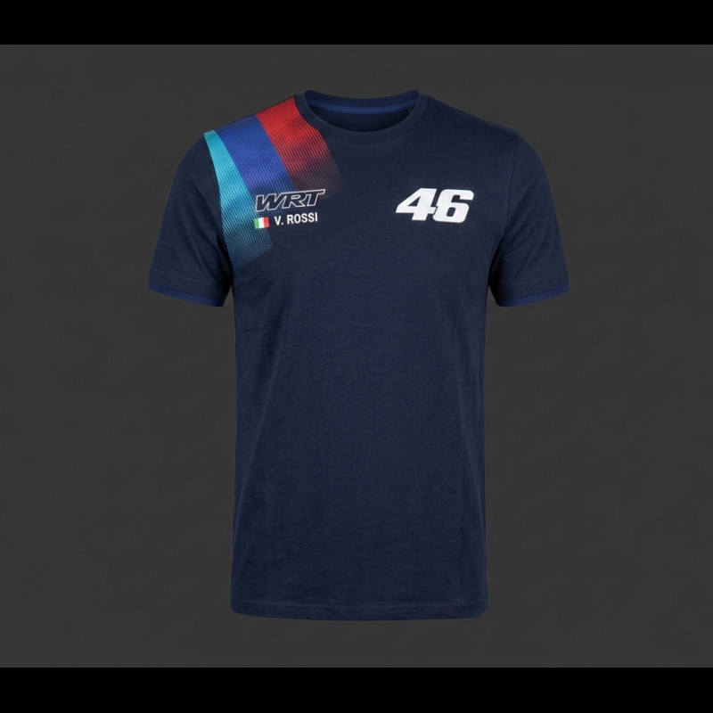 Valentino Rossi T-shirt VR46 Official WRT Navy Blue VR575202 - unisex