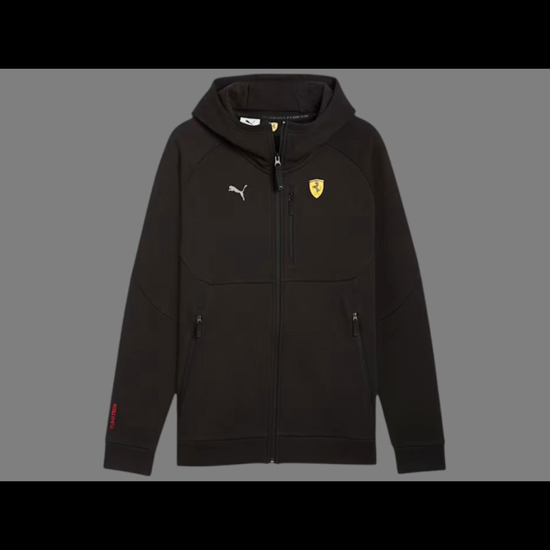 Ferrari Zip Hoodie Sweat Leclerc / Hamilton PumaTech Black 633936-01
