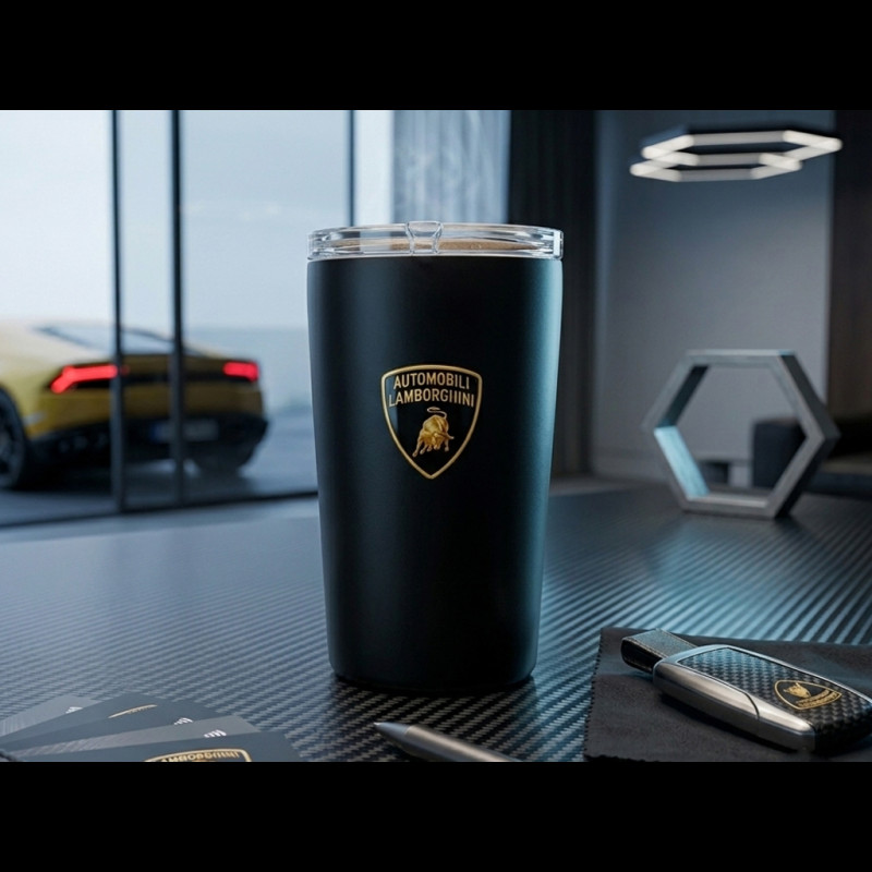 Lamborghini Thermal Mug Matte Black GRS22009