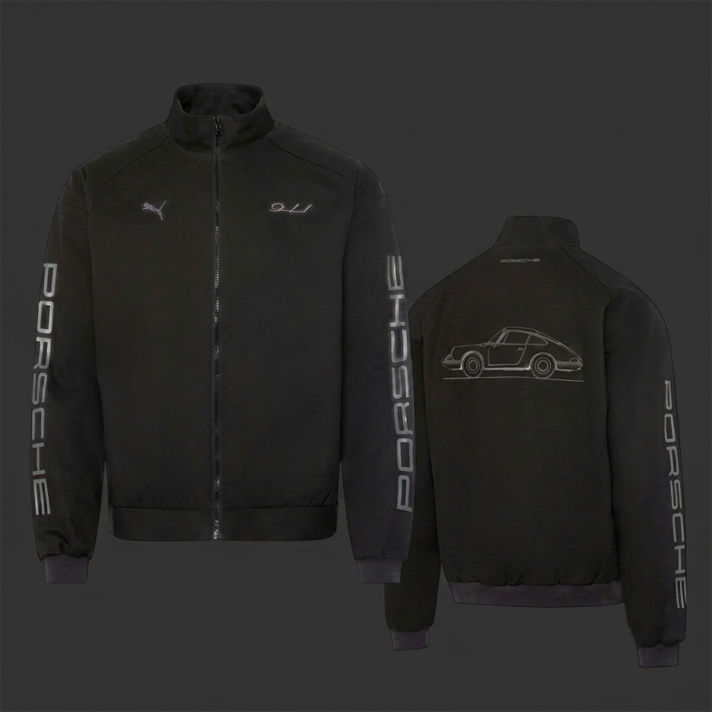 Porsche 911 Jacket Legacy Puma Black 637101-01 - Unisex