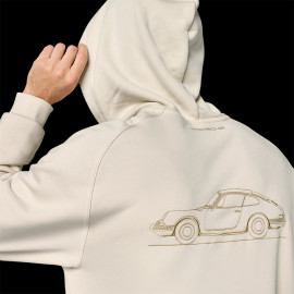 Porsche 911 Hoodie Legacy Puma Beige 637103-09 - Unisex