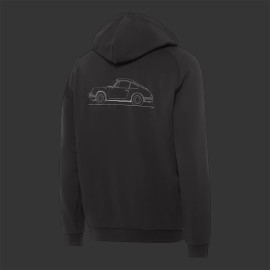 Porsche 911 Hoodie Legacy Puma Black 637103-01 - Unisex