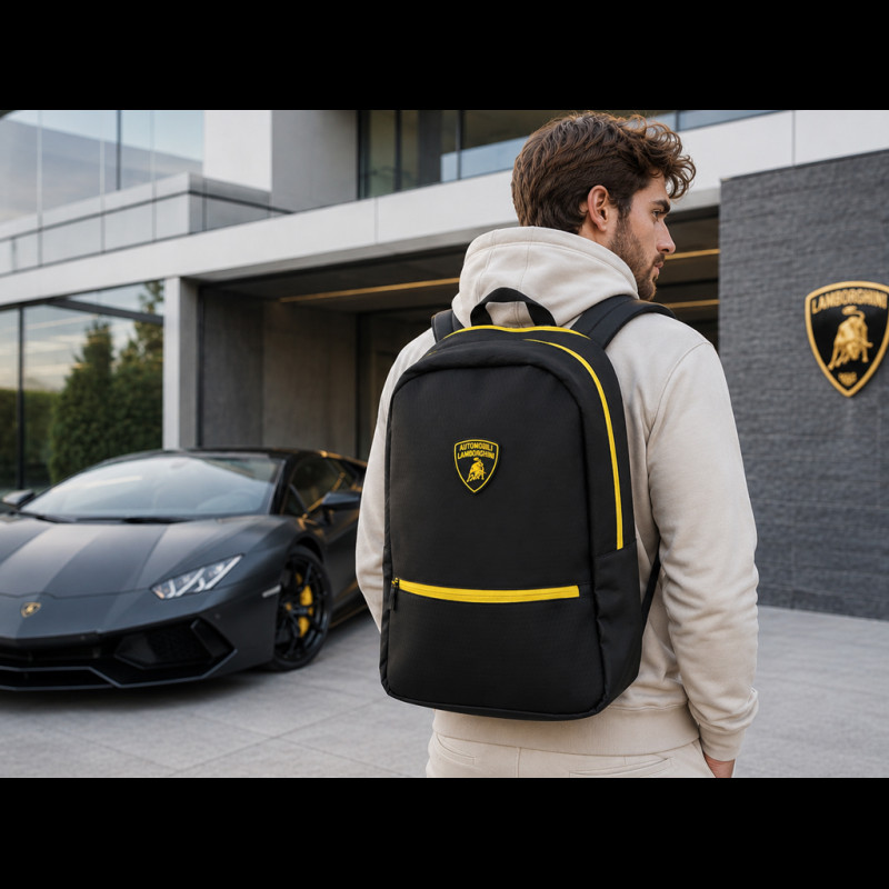 Lamborghini Backpack Black / Yellow GRS22011