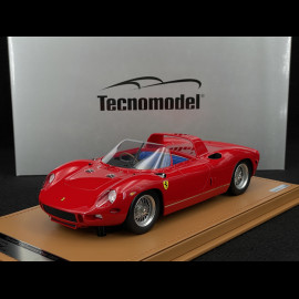 Ferrari 330P 1965 Presseversion Rosso Corsa 1/18 Tecnomodel TM18-309A