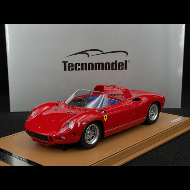 Ferrari 330P 1965 Presseversion Rosso Corsa 1/18 Tecnomodel TM18-309A