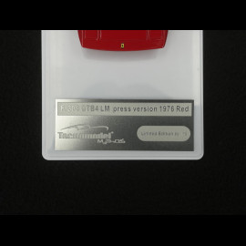 Ferrari 308 GTB4 LM 1976 Press Version 1/43 Tecnomodel TM43-65B