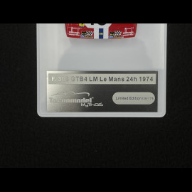 Ferrari 308 GTB4 LM n° 18 24h Le Mans 1974 1/43 Tecnomodel TM43-30A
