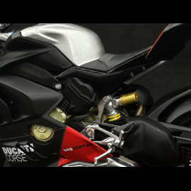 Ducati Panigale V4 SP2 2023 Mattschwarz 1/12 TrueScale Models TSMMC0019