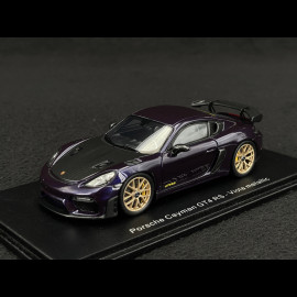 Porsche 718 Cayman GT4 RS Typ 982 Weissach Package 2023 Viola Metallic 1/43 Spark S8782