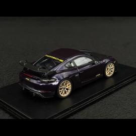 Porsche 718 Cayman GT4 RS Typ 982 Weissach Package 2023 Viola Metallic 1/43 Spark S8782