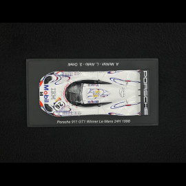 Porsche 911 GT1 Sieger 24h Le Mans 1998 n° 26 1/43 Spark 43LM98