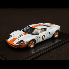 Ford GT40 Mk I n° 9 Gulf Sieger 24h Le Mans 1968 1/43 Spark 43LM68