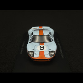 Ford GT40 Mk I n° 9 Gulf Sieger 24h Le Mans 1968 1/43 Spark 43LM68