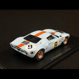 Ford GT40 Mk I n° 9 Gulf Sieger 24h Le Mans 1968 1/43 Spark 43LM68