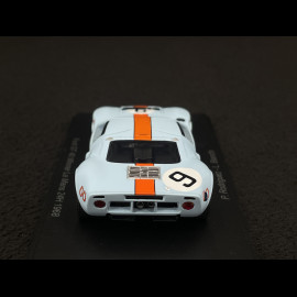 Ford GT40 Mk I n° 9 Gulf Winner 24h Le Mans 1968 1/43 Spark 43LM68