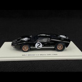 Ford GT40 Mk II n° 2 Winner 24h Le Mans 1966 1/43 Spark 43LM66