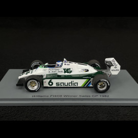 Keke Rosberg Williams FW08 n° 6 Sieger Schweizer GP 1982 1/43 Spark S7498