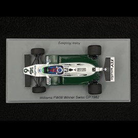 Keke Rosberg Williams FW08 n° 6 Sieger Schweizer GP 1982 1/43 Spark S7498