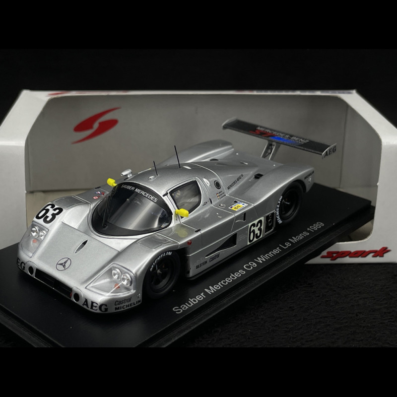 Sauber Mercedes C9 n° 63 Sieger 24h Le Mans 1989 1/43 Spark 43LM89