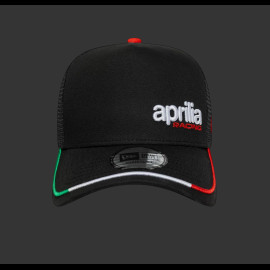 Aprilia Cap Official Trucker New Era Schwarz Khaki 60897551 - unisex