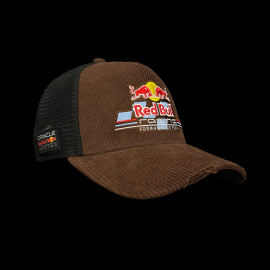 Red Bull Cap Official F1 Team Trucker New Era Cord Braun 60897533 - unisex
