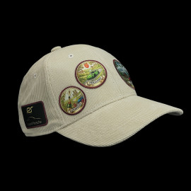 Exklusive RS Club Cord-Cap Beige mit Ausflugs-Patch