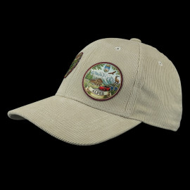 Exklusive RS Club Cord-Cap Beige mit Ausflugs-Patch