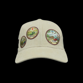Exklusive RS Club Cord-Cap Beige mit Ausflugs-Patch