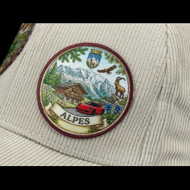 Exklusive RS Club Cord-Cap Beige mit Ausflugs-Patch