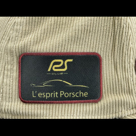 Exklusive RS Club Cord-Cap Beige mit Ausflugs-Patch
