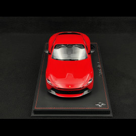Ferrari Amalfi 2024 Rosso Corsa Schwarze Felgen 1/18 BBR Models P18272A1