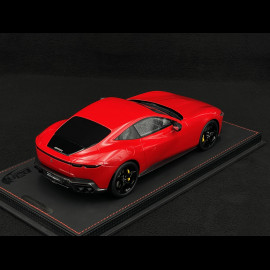 Ferrari Amalfi 2024 Rosso Corsa Schwarze Felgen 1/18 BBR Models P18272A1