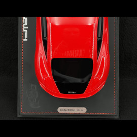 Ferrari Amalfi 2024 Rosso Corsa Schwarze Felgen 1/18 BBR Models P18272A1