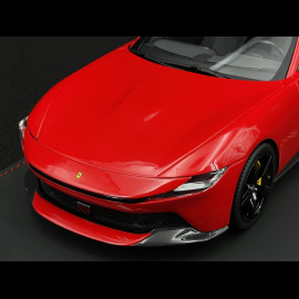 Ferrari Amalfi 2024 Rosso Corsa Schwarze Felgen 1/18 BBR Models P18272A1