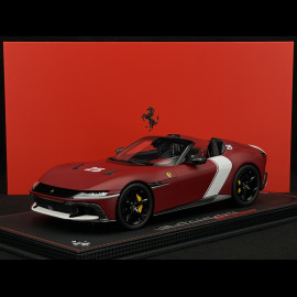Ferrari 12Cilindri Spider n° 25 Rosso Racing 2025 Matt 1/18 BBR Models P18251F1