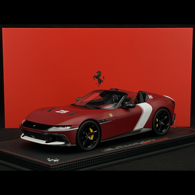 Ferrari 12Cilindri Spider n° 25 Rosso Racing 2025 Matt 1/18 BBR Models P18251F1