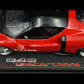 Ferrari 849 Testarossa 2025 Rosso Corsa / Schwarzes Dach 1/18 BBR Models P18275D