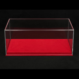 1/18 BBR Showcase for Model with Red Alcantara Base Premium Quality