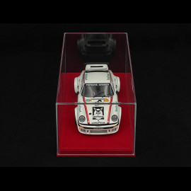 1/18 BBR Showcase for Model with Red Alcantara Base Premium Quality