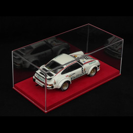 1/18 BBR Showcase for Model with Red Alcantara Base Premium Quality