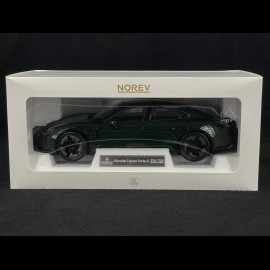 Porsche Taycan Turbo S 2024 Oak Green Neo 1/18 Norev 187655