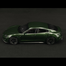 Porsche Taycan Turbo S 2024 Oak Green Neo 1/18 Norev 187655