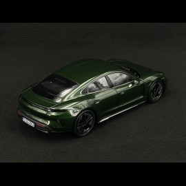 Porsche Taycan Turbo S 2024 Oak Green Neo 1/18 Norev 187655