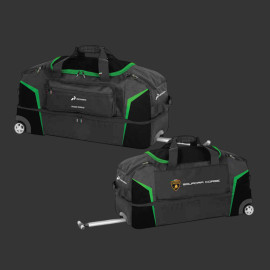 Lamborghini Trolley Squadra Corse Reisetasche Schwarz / Grau / Grün LC322104